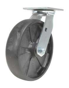 Vestil RollX Glass Filled Nylon Swivel Caster - 8 In. Diameter x 2 In. Width 1250 lb - Black