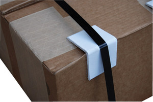 Vestil Cardboard Cargo Edge Protector - 200 Pieces 3 In. - White