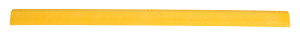 Vestil Recycled Plastic Car Stop - 72 In. x 6 In. x 3-1/4 In. - Yellow