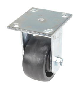 Vestil Light Duty Glass Filled Nylon Rigid Caster - 4 In. Diameter x 2 In. Width 1200 lb - Black