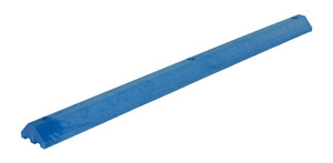 Vestil Recycled Plastic Car Stop - 72 In. x 6 In. x 3-1/4 In. - Blue