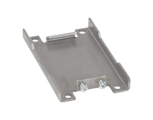 Vestil Steel Caster Pad - 2-3/4 In. x 3-5/8 In. Top Plate - Gray