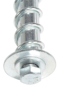 Vestil Steel Asphalt Car Stop Anchor Kit - 2 Hole - Silver