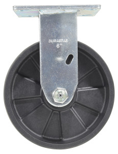 Vestil Glass Filled Nylon Rigid Caster - 6 In. Diameter x 2 In. Width 1200 lb - Black
