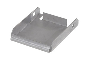 Vestil Steel Caster Pad - 4 In. x 4-1/2 In. Top Plate - Gray