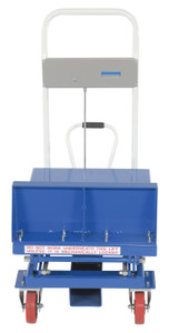 Vestil Steel Lift and Tilt Carts with Sequence Select - 19-1/2 In. x 30 In. 400 lb - Blue