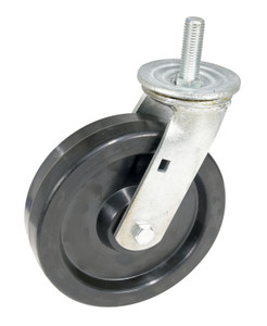 Vestil Phenolic Stem Swivel Caster - 8 In. Diameter x 2 In. Width 1300 lb - Black/Silver