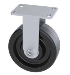 Vestil Phenolic Rigid Caster - 8 In. Diameter x 3 In. Width 2500 lb - Black