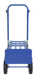 Vestil Steel Convertible Hand Truck - 20 In. x 19-1/2 In. x 58-184 In. 500 lb - Blue
