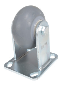 Vestil Thermoplastic Rubber Rigid Caster - 4 In. Diameter x 2 In. Width 485 lb Light - Gray