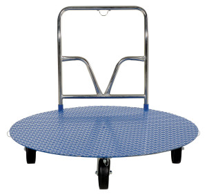 Vestil Steel Pallet Cart and Carousel - 48 In. 2000 lb - Blue