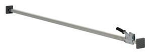 Vestil Galvanized Steel One Piece Cargo Bar - 87 In. to 119 In. - Silver
