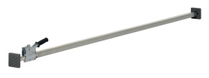 Vestil Galvanized Steel One Piece Cargo Bar - 87 In. to 119 In. - Silver