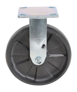 Vestil Glass Filled Nylon Rigid Caster - 8 In. Diameter x 2 In. Width 1250 lb - Black