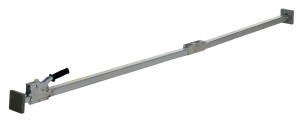 Vestil Steel Two Piece Folding Cargo Bar - 88 In. to 116 In. - Gray