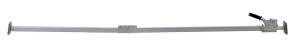 Vestil Steel Two Piece Folding Cargo Bar - 88 In. to 116 In. - Gray