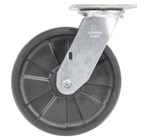 Vestil Glass Filled Nylon Swivel Caster - 8 In. Diameter x 2 In. Width 1250 lb - Black