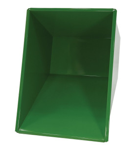 Vestil Steel Heavy Duty Self Dumping Hopper - 1 Cubic Yard 6000 lb - Green