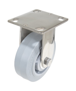 Vestil Thermoplastic Rubber Rigid Caster - 5 In. Diameter x 2 In. Width 500 lb - Gray