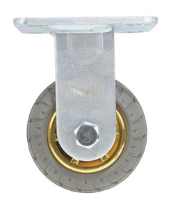Vestil Flat-Free Rigid Caster - 4 In. Diameter x 2 In. Width 440 lb Dark - Gray