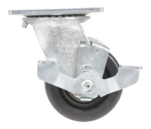 Vestil Phenolic Swivel With Brake Caster - 4 In. Diameter x 2 In. Width 800 lb - Black