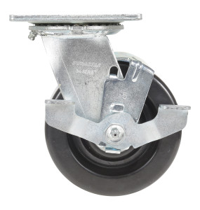 Vestil Phenolic Swivel With Brake Caster - 5 In. Diameter x 2 In. Width 1000 lb - Black