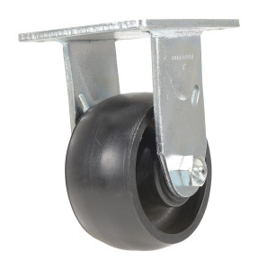 Vestil Glass Filled Nylon Rigid Caster - 4 In. Diameter x 2 In. Width 800 lb - Black