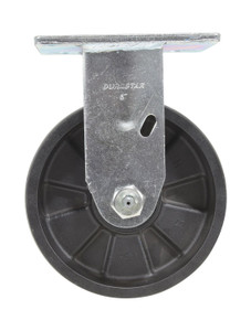 Vestil Glass Filled Nylon Rigid Caster - 5 In. Diameter x 2 In. Width 1000 lb - Black