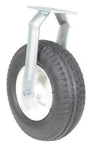 Vestil Pneumatic Rigid Caster - 12 In. Diameter x 3-1/2 In. Width 300 lb - Black/White