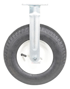Vestil Pneumatic Rigid Caster - 12 In. Diameter x 3-1/2 In. Width 300 lb - Black/White