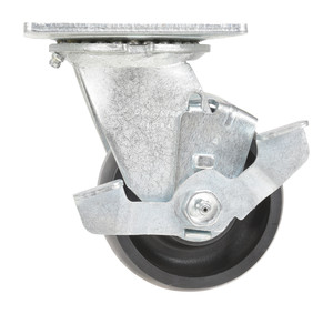 Vestil Glass Filled Nylon Swivel With Brake Caster - 4 In. Diameter x 2 In. Width 800 lb - Black