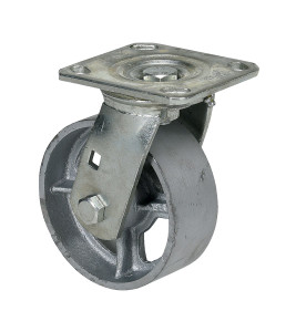 Vestil Cast Iron/Steel Swivel Caster - 5 In. Diameter x 2 In. Width 1,000 lb - Gray