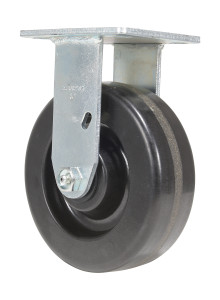 Vestil Phenolic Rigid Caster - 6 In. Diameter x 2 In. Width 1200 lb - Black
