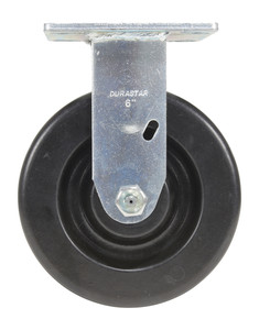 Vestil Phenolic Rigid Caster - 6 In. Diameter x 2 In. Width 1200 lb - Black