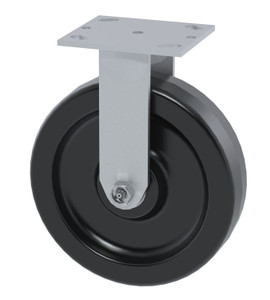 Vestil Phenolic Rigid Caster - 8 In. Diameter x 2 In. Width 1250 lb - Black
