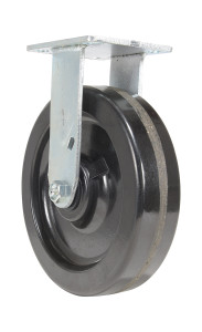 Vestil Phenolic Rigid Caster - 8 In. Diameter x 2 In. Width 1250 lb - Black