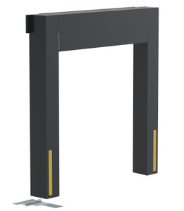 Vestil Nylon Vinyl Dock Seal - 15 In. 8 Ft. x 9 Ft. - Black