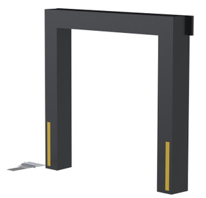Vestil Vinyl Dock Seal - 15 In. 8 Ft. x 8 Ft. - Black