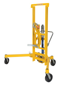 Vestil Steel Economical Foot Pump Drum Transporter - 55 Gallon 800 lb - Yellow