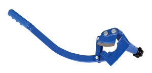 Vestil Steel Manual Drum Deheader with Blade - 21 In. x 6-1/2 In. x 5-1/4 In. - Blue