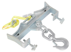 Vestil Steel Double Swivel Hoist Optioning Hook 3 In x 23 In x - 21-5/8 In 10000 lb - Silver