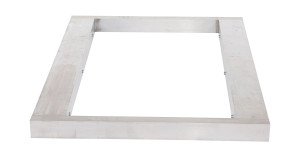 Vestil Aluminum Pallet Dolly with Tilt - 36 In. x 48 In. 6000 lb - Silver