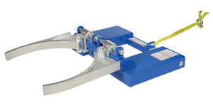 Vestil Steel Adjustable Single Drum Gripper - 35 In. x 27-3/4 In. x 7-1/2 In. 800 lb - Blue