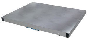 Vestil Aluminum Pallet Dolly with Solid Top Tilt - 40 In. x 48 In. 8000 lb - Silver
