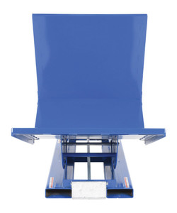 Vestil Steel Open Sided Hopper - 61-1/16 In. x 38-13/16 In. x 42-11/16 In. 2000 - Blue