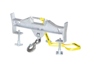 Vestil Steel Double Rigid Hoist Optioning Hook 2 In x 23-3/16 In x - 13-1/32 In 4000 lb - Silver