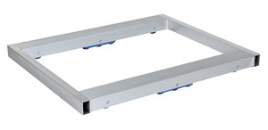 Vestil Aluminum Pallet Dolly with Tilt - 40 In. x 48 In. 8000 lb - Silver