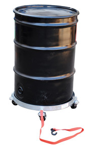Vestil Cast Iron Multi Purpose Quad Drum Dolly - 30-3/4 In. x 30-3/4 In. x 6-1/16 In. 1200 lb - Silver