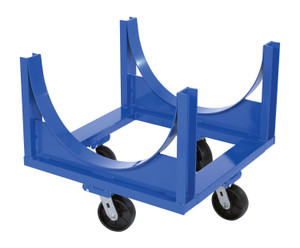 Vestil Steel Heavy Duty Cradle - 30-11/16 In. x 30-3/8 In. x 25-5/8 In. 4000 lb - Blue