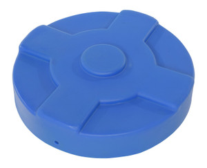 Vestil Low-Density Polyethylene Drum Cover - 30 Gallon - Blue